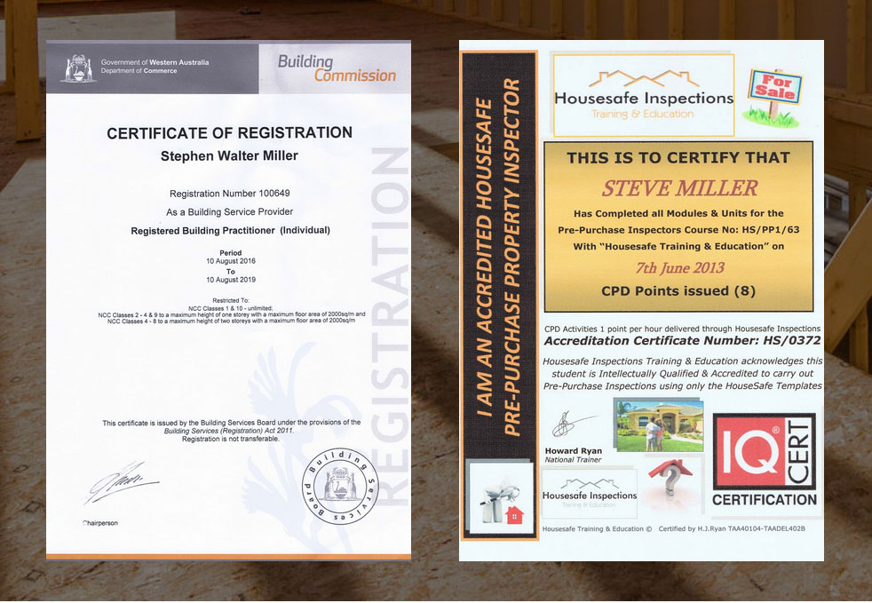Registered Building Inspector